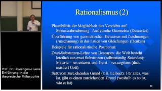 Einführung in die Theoretische Philosophie 3 Vorl Teil II [upl. by Nifled]