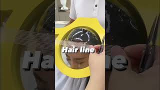 Invisible hair line Easy to Install hairpieces hairline hairsalon hairstore mrshair hairstyle [upl. by Baryram]