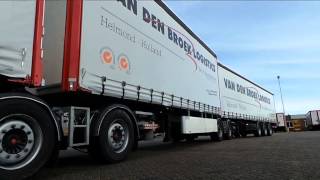 Langste Nederlandse roadtrain Van den Broek Logistics [upl. by Em]