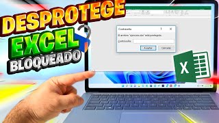 Cómo DESPROTEGER una HOJA de EXCEL en Windows 11  Remueve CODIGO Muy RAPIDO [upl. by Narih214]