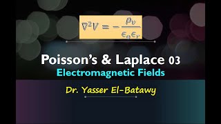 Poissons and Laplace  03  Electromagnetic Fields [upl. by Lebana]