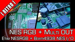 Retro NESRGB Front Loader  Multi OUT Borti4938 NES IO [upl. by Walter]