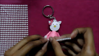 Kitty Keychain  Quilling tutorial for beginners  DIY Paper Quilling [upl. by Elmer]