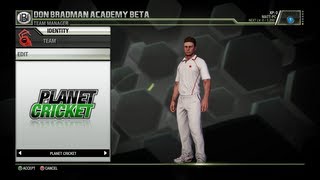 Don Bradman Cricket 14  Cricket Academy Beta  Editing Options [upl. by Ikilisav]