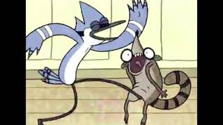 Mordecai kicks Rigby [upl. by Harrod]