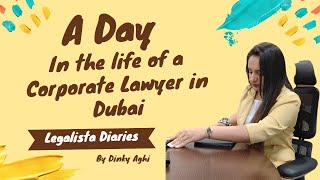 Day in the life of a Corporate Lawyer in Dubai corporatelawyer dubailawyer dubailife lawyerlife [upl. by Annavoeg]