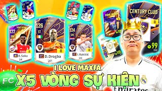 MỞ THẺ BÙNG NỔ X5 VÒNG SỰ KIỆN FCO I LOVE LẠI LỤM TIỀN VỚI quot VOI RỪNG quot D DROGBA CC 8 30000 TỶ [upl. by Sena496]