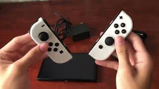 Nintendo Switch with White Joy Con Review Why The OLED is Way Better than the Regular Switch [upl. by Yarased769]