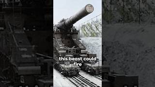 Schwerer Gustav The mighty railway gun history learning youtubeshorts [upl. by Janene43]