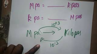 kilopascal to megapascal megapascal to kilopascal [upl. by Chastain]