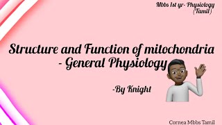 Structure and Functions of mitochondria  General physiology  Cornea Mbbsmbbs physiology [upl. by Nuawd]