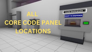 All core code terminal locations  NBTF Roblox [upl. by Yleak]