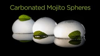 Molecular Gastronomy Reverse Spherification to Make Spheres with Liquid Inside [upl. by Douville]