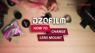 How To Change DZOFilm Lens Mounts Catta Ace amp Vespid Prime [upl. by Sarid]