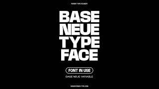 5  Base Neue Typeface [upl. by Damales]