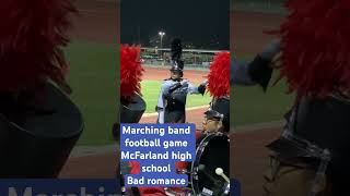 McFarland high school marching band football game bad romance 2024 [upl. by Ledoux]