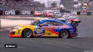 Clipsal 500 Adelaide 2016 Crash compilation [upl. by Ahsikym693]