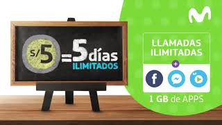 MOVISTAR  PREPLAN  30 DÍAS WHATSAPP ILIMITADO  LLAMADAS ILIMITADAS [upl. by Nafri]