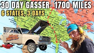 1700 Mile quotTest Drivequot In A 1964 Nova GASSER  Will It Run And Drive Across The USA [upl. by Ailbert]