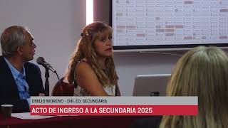 ACTO DE INGRESO A LA SECUNDARIA 2025 [upl. by Repinuj]