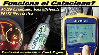 Funciona el liquido para Limpiar el catalizador prueba real en auto con codigo P0420 Y P0172 [upl. by Netnilc599]