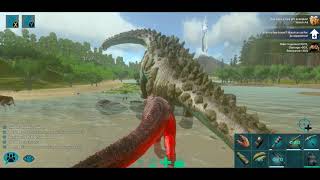 Ark Mobile Ep 2  Titanosaur kill with 1 Giga [upl. by Airres]