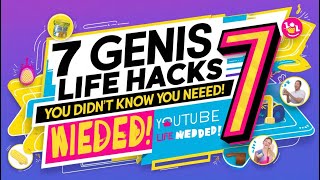 7 Genius Life Hacks You Didnt Know You Needed [upl. by Atinit]