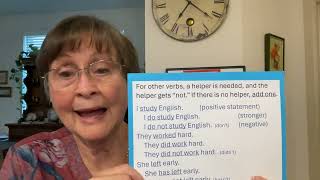 Beginning American English Lesson 3 Positive to Negative Sentences [upl. by Murray]