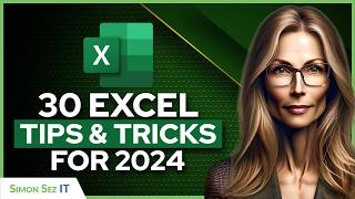 30 Essential Excel Tips and Tricks for 2024  Excel Productivity Tutorial [upl. by Bill683]