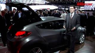 2012 Hyundai Veloster  2011 Detroit Auto Show  Edmundscom [upl. by Jew]