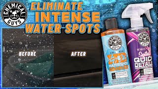 ANNOYING WATERSPOTS Tackle Tough Water Stains With This Gel  Chemical Guys [upl. by Ytsihc172]