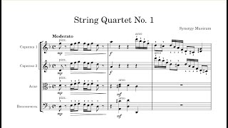 String Quartet No 1  Synergy Musicum [upl. by Barna]