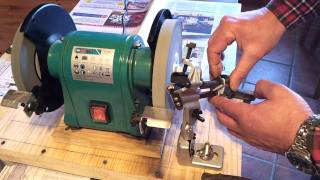 Drill bit sharpening attachment  Soporte para afilar brocas [upl. by Swanhildas]