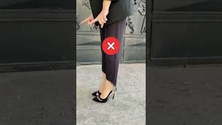 Topuklu ayakkabı ile nasıl yürümeliyiz  How to walk in pumps [upl. by Nohtanhoj]