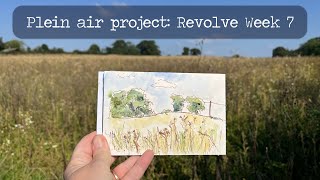 Plein Air Sketch Project  Revolve week 752 [upl. by Aramot198]