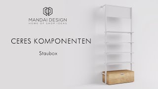 Komponenten für Ladenbausystem Ceres  Staubox [upl. by Acinehs]