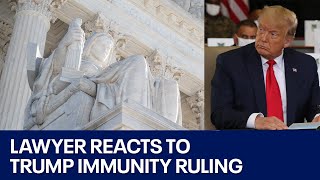 Legal experts react to SCOTUS immunity ruling [upl. by Nayb]