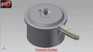 Pressure Cooker Video Tutorial Autodesk Inventor [upl. by Marl576]