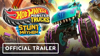 Hot Wheels Monster Trucks Stunt Mayhem  Official Announcement Trailer [upl. by Acirem]