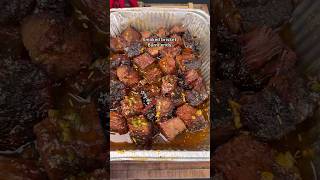 Overnight Smoked brisket burnt ends [upl. by Eanert]