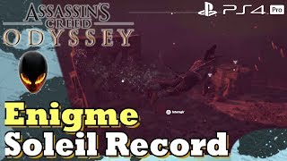 ASSASSINS CREED ODYSSEY Ostracon à Énigme  Soleil Record  Localisation [upl. by Salome]