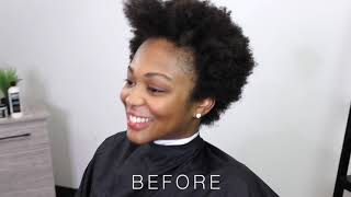 FLAT TWIST OUT on SHORT Natural Hair michemonday [upl. by Nalda]