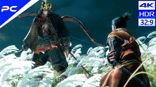 Sekiro Shadows Die Twice  Super Ultrawide 329  HDR 60FPS 4K ULTRA Graphics Gameplay [upl. by Ymrej]