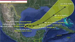 Pronostico meteorológico Mexico amp Acapulco 8 de Octubre de 2024 [upl. by Anikehs275]