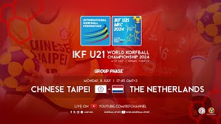 IKF U21 WKC 2024  Chinese Taipei  Netherlands [upl. by Htidirem619]