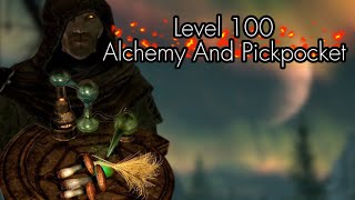 How To Get Level 100 Alchemy amp Pickpocket Skyrim Anniversary [upl. by Columbine]