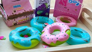 ASMR Toy Food Cooking  Membuat Sweet Donuts di Dapur Mainan [upl. by Hudis]