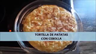 Tortilla de patatas con cebolla [upl. by Stander]