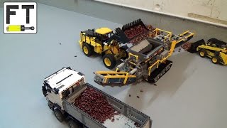 LEGO Technic Construction Site  MOCs in action [upl. by Halli]