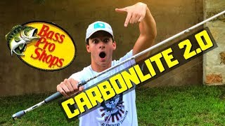 Bass Pro CarbonLite 20 Rod Review WATCH BEFORE YOU BUY [upl. by Lani589]